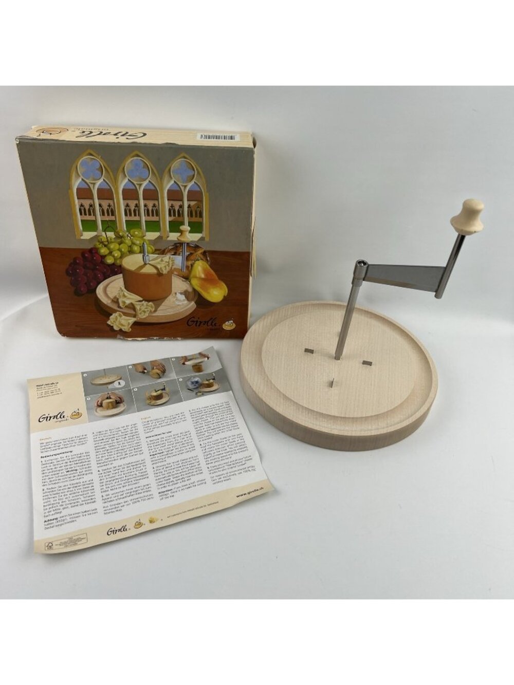 Swiss Girolle Originale Cheese Curler Metafil LaGirolle Switzerland Rosettes